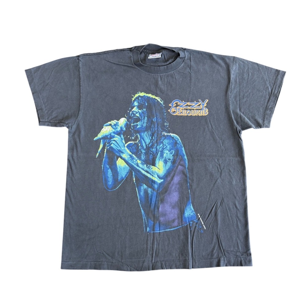 Vintage Ozzy Osbourne Doves Tour Shirt Black Size Large 80s Rock REPRINT